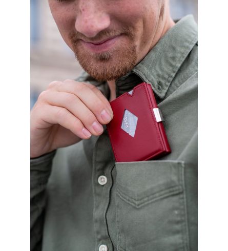 Exentri Wallet RFID Red Quality Wallet