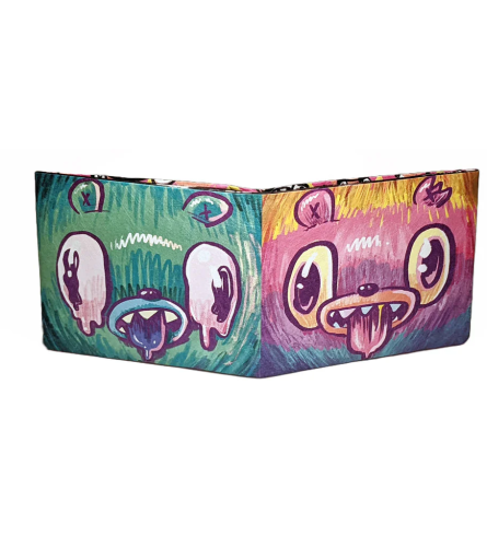 Mighty Wallet Bearbrains by Nate Bear Artist Collective