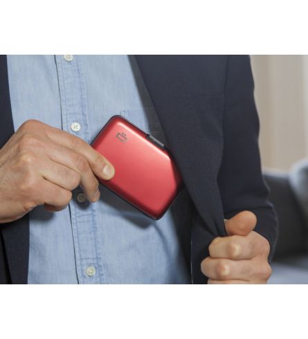 Ögon Card Case Red