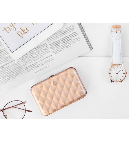 Ogon Quilted Button Goud