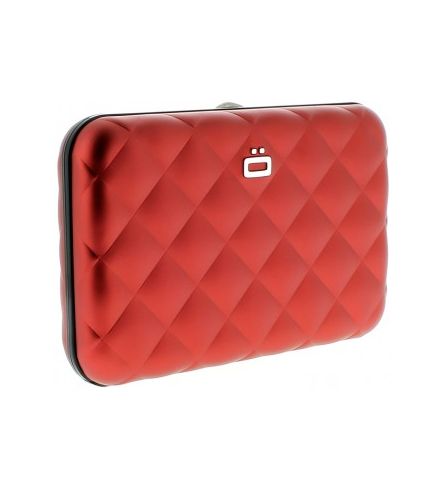 Ögon Quilted Button Rood