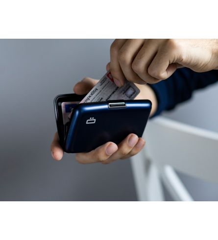 Ögon Creditcardhouder Navy Blue