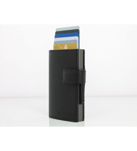 Ögon Cascade Wallet Snap Traforato Black