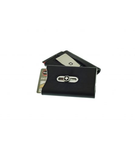 Wagner Swiss Wallet Tuxedo Black Leather