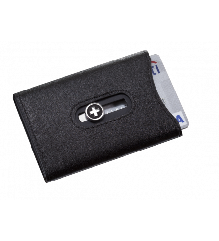 Wagner Swiss Wallet Tuxedo Black Leather