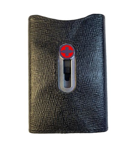Wagner Swiss Portemonnaie Tuxedo Silber Leder
