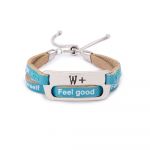 We Positive Bracelet Double Big Deep Sea Col. Petrol