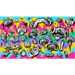 Mighty Wallet Bearbrains by Nate Bear Artist Collective