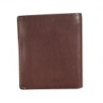 Tony Perotti Slim Vertical Billfold  with banknote and coin pocket and creditcard slot Brown