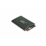 Wagner Swiss Wallet Tuxedo Black Leather