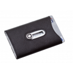 Wagner Swiss Wallet Tuxedo Silver Leather